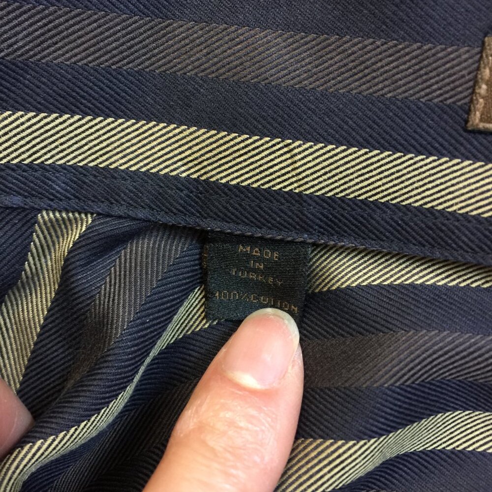 Robert Talbott Hidden Button Down Shirt M Multico… - image 5